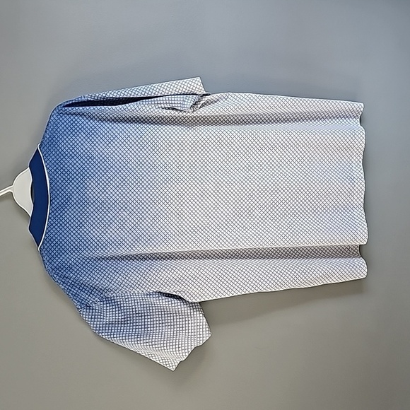 Scala Milano Italy Blue Ombré Polo Shirt, Sz XXL - Picture 2 of 4